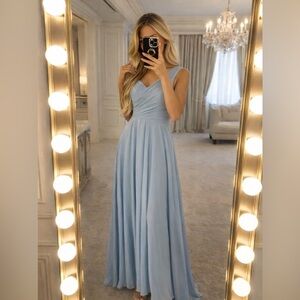 Blue maxi dress